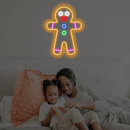 Gingerbread Man Neon Sign Christmas Neon Sign