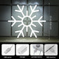 Treela 3 Pcs Christmas Neon Sign White Snowflake Neon Sign Christmas Window Decorations Light up Room Sign LED Neon Sign Light USB Wall Bar Living Room Decor for Winter Party Home Bedroom Office Art