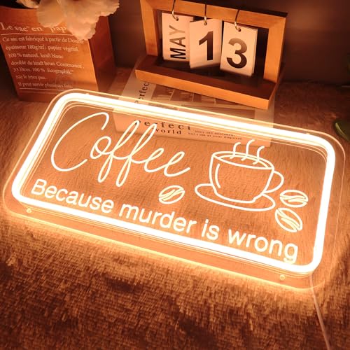 Coffee Neon Sign Wall Decor