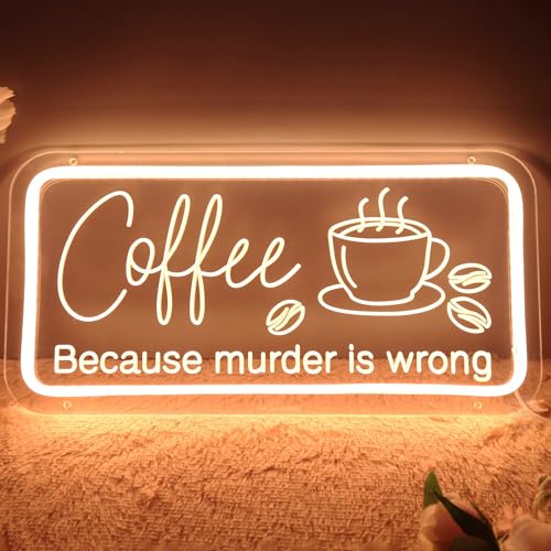 Coffee Neon Sign Wall Decor