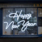 Happy New Year Neon Sign New Years Eve Party Decor