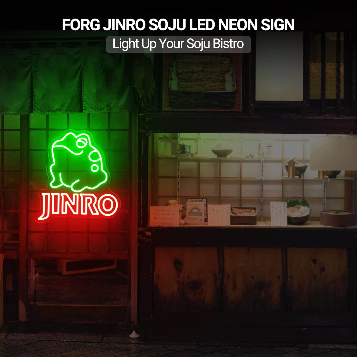 Jinro Soju Beer LED Neon Sign Korean Bar Neon Sign