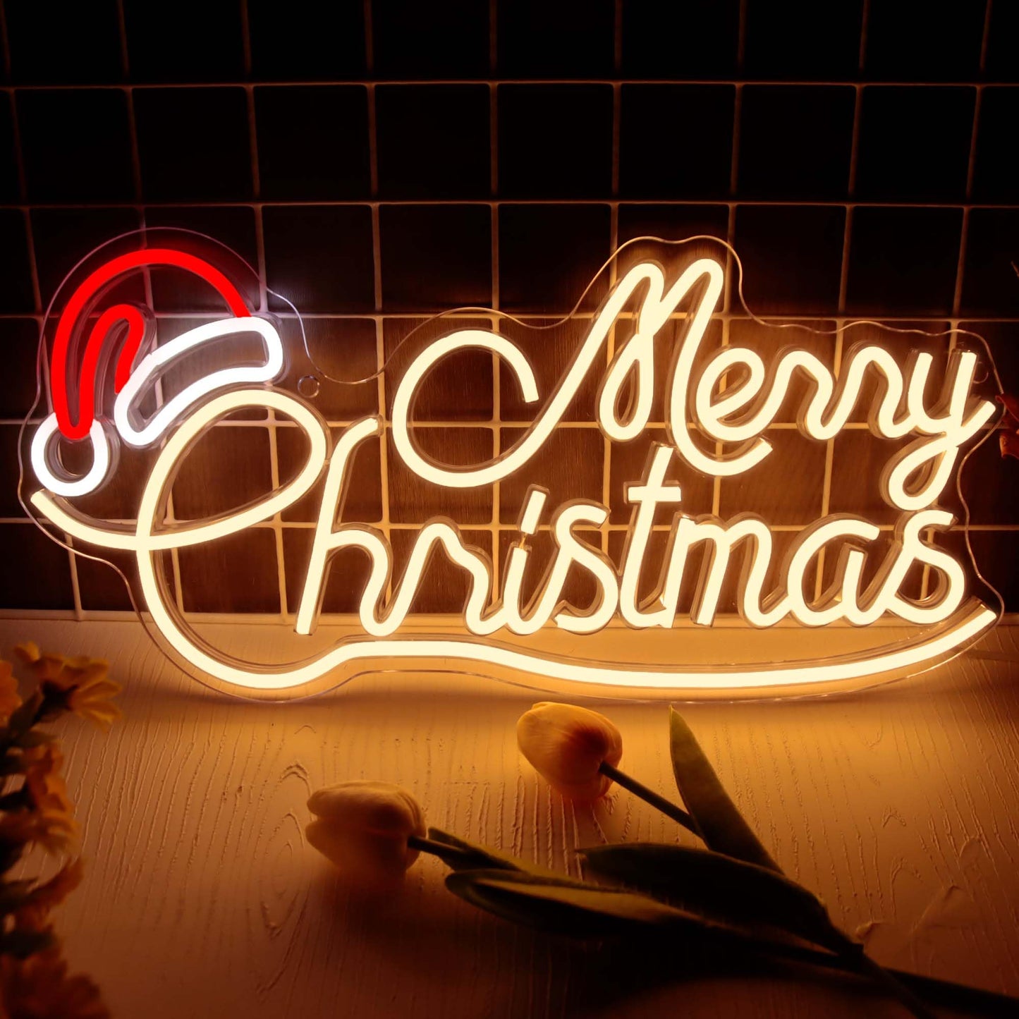 Merry Christmas Neon Sign