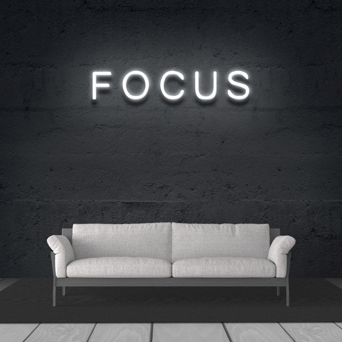 Focus Neon Sign