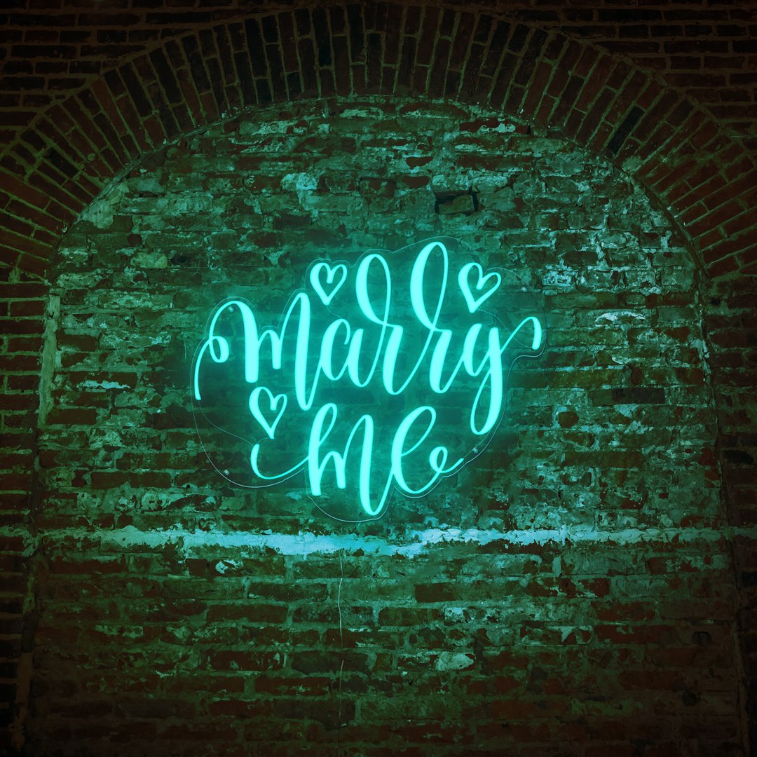 Marry Me Neon Sign