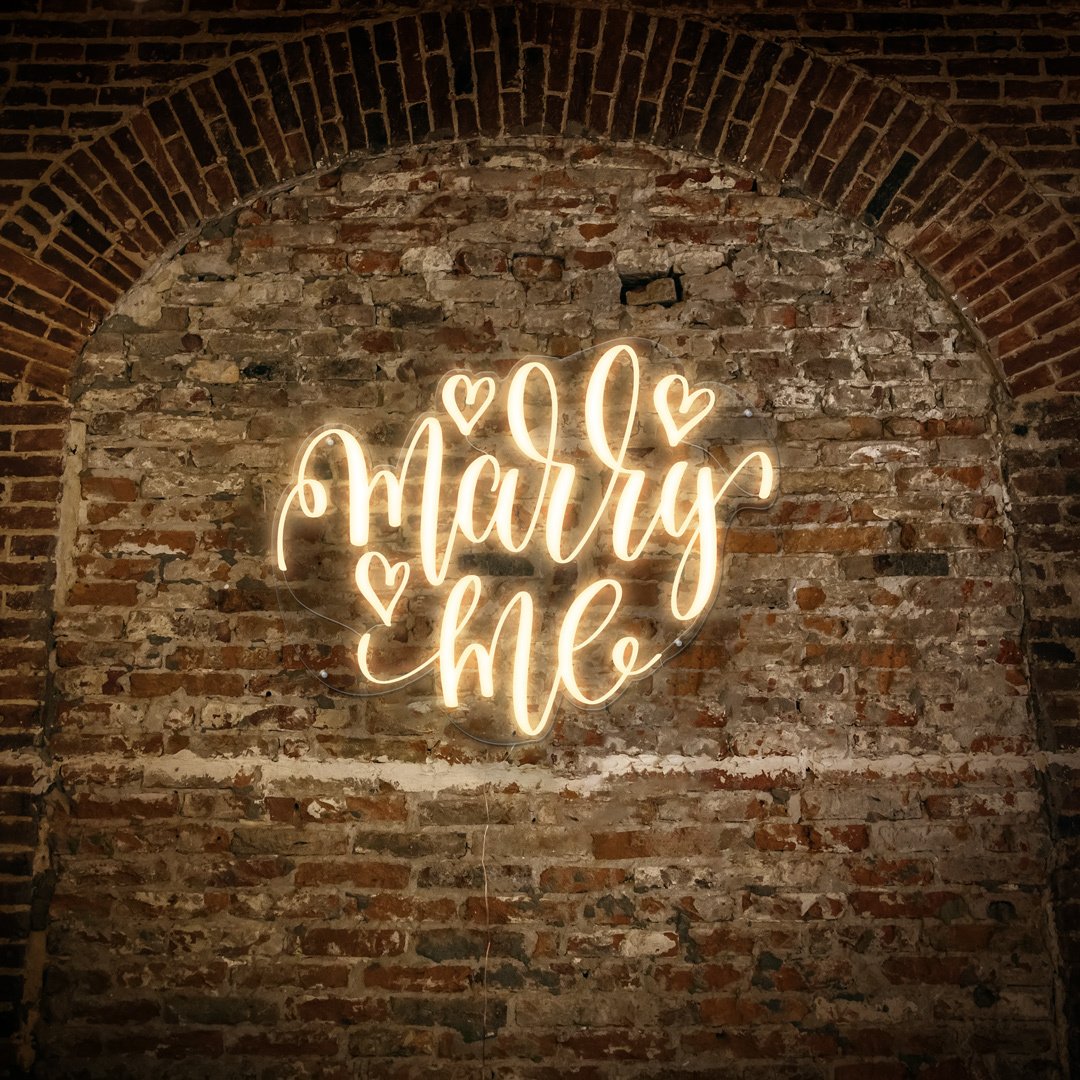 Marry Me Neon Sign