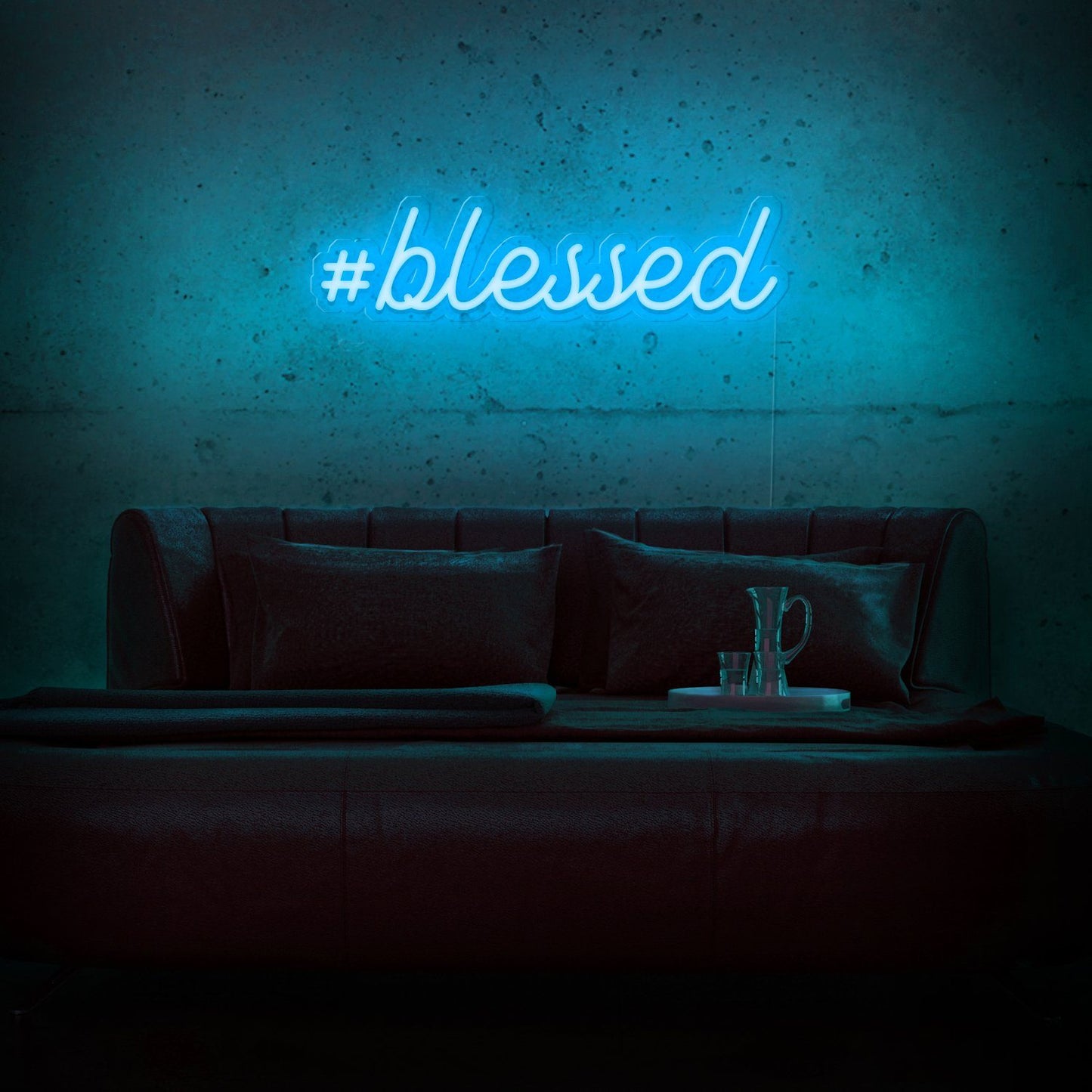 #Blessed Neon Sign