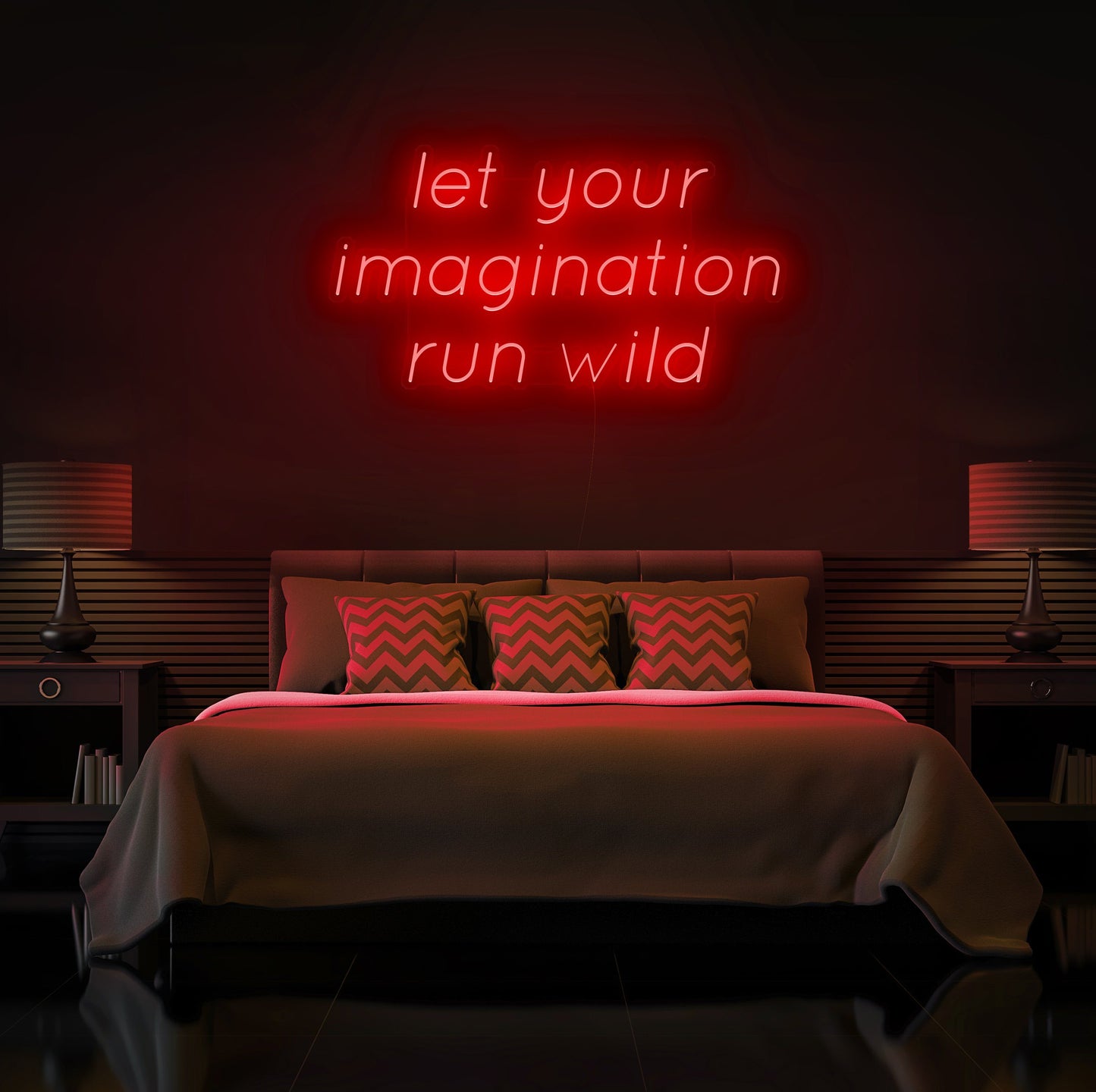 Let Your Imagination Run Wild Neon Sign