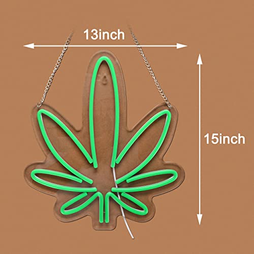 Weed Neon Sign Weed Leaf Neon Sign