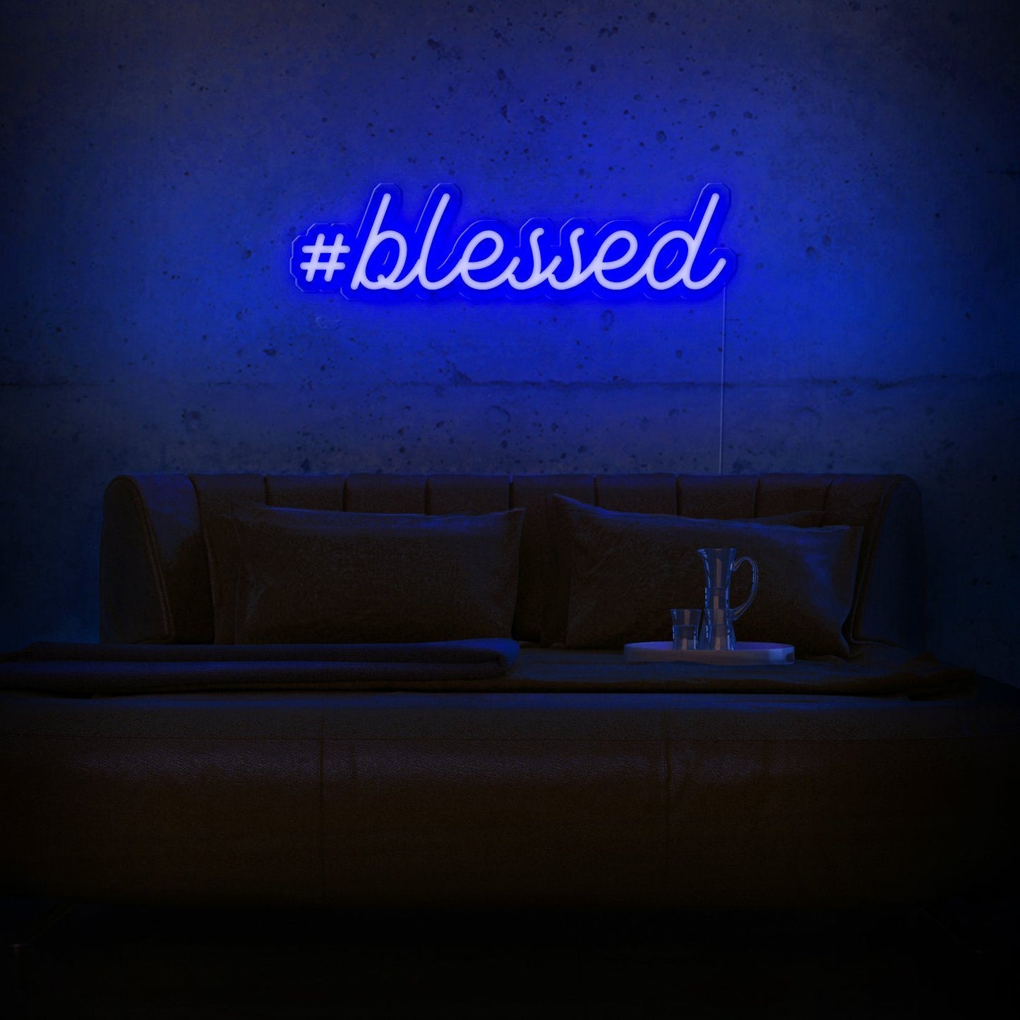 #Blessed Neon Sign