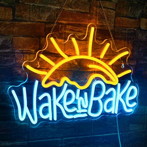 Wake n Bake Neon Sign Weed Neon Sign