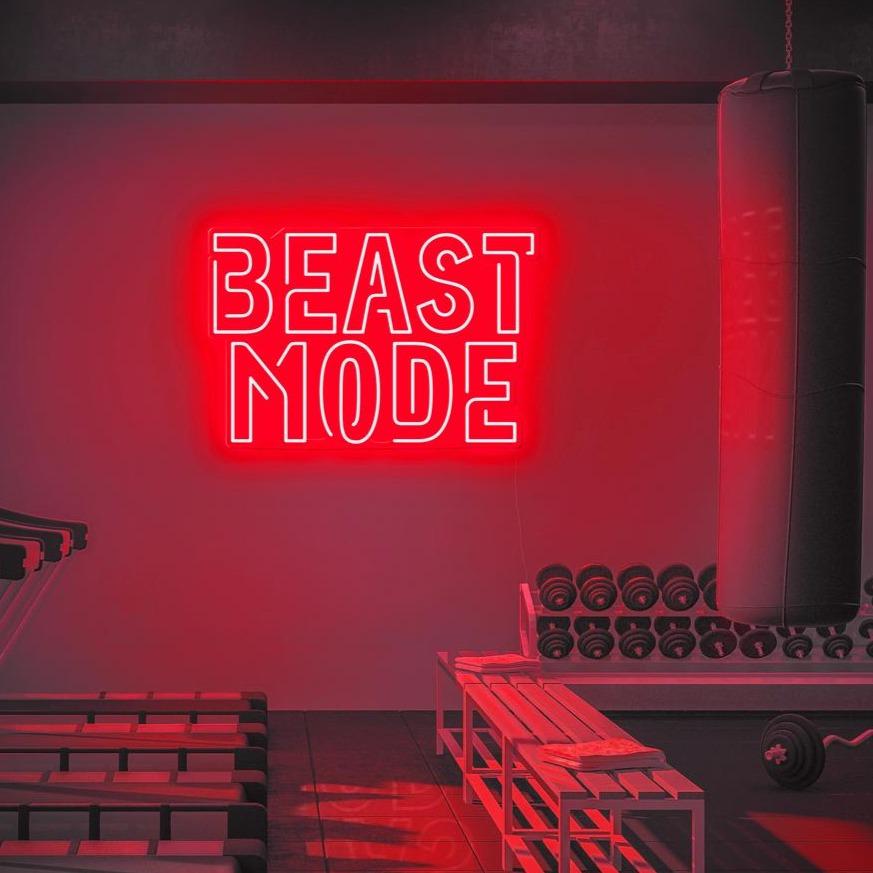 Beast Mode Neon Sign