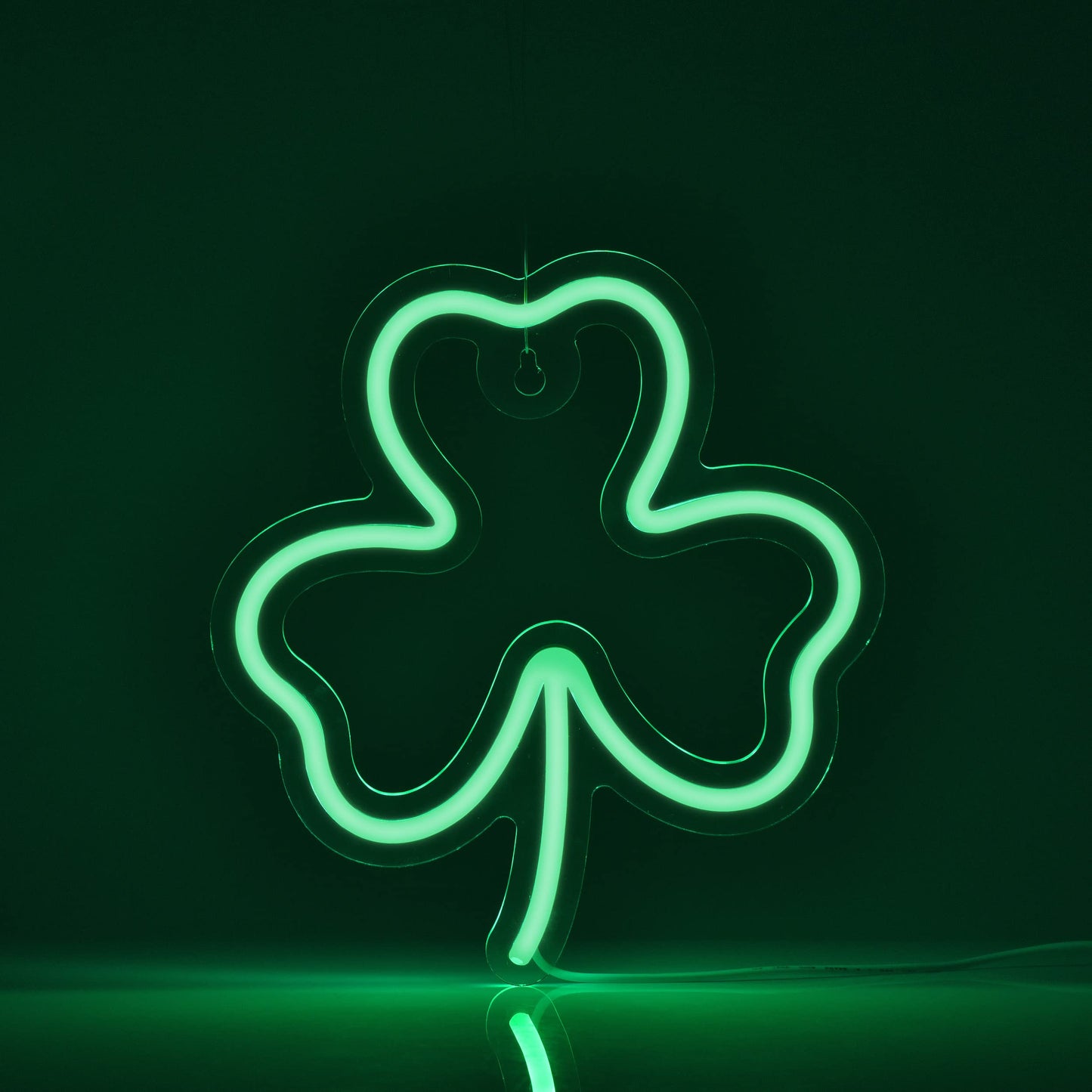 Clover Neon Sign St. Patrick's Day Neon Sign Irish Neon Sign