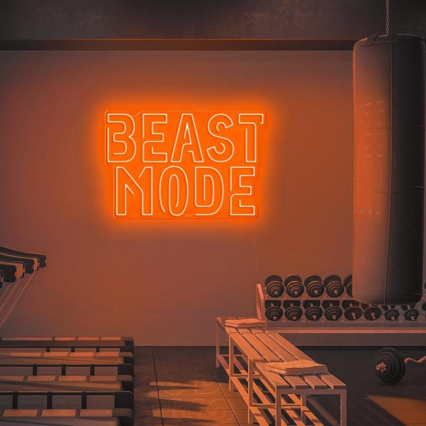 Beast Mode Neon Sign