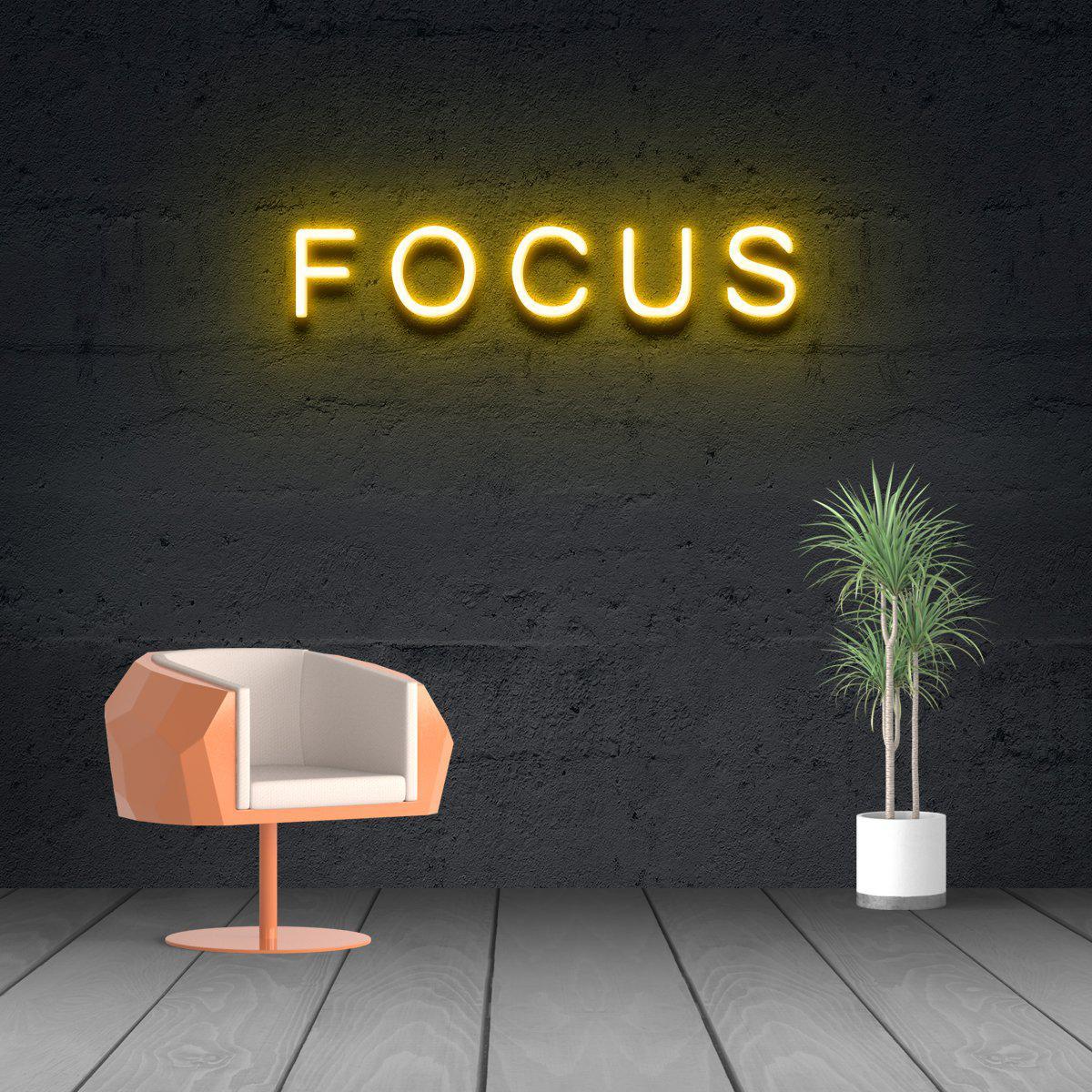 Focus Neon Sign