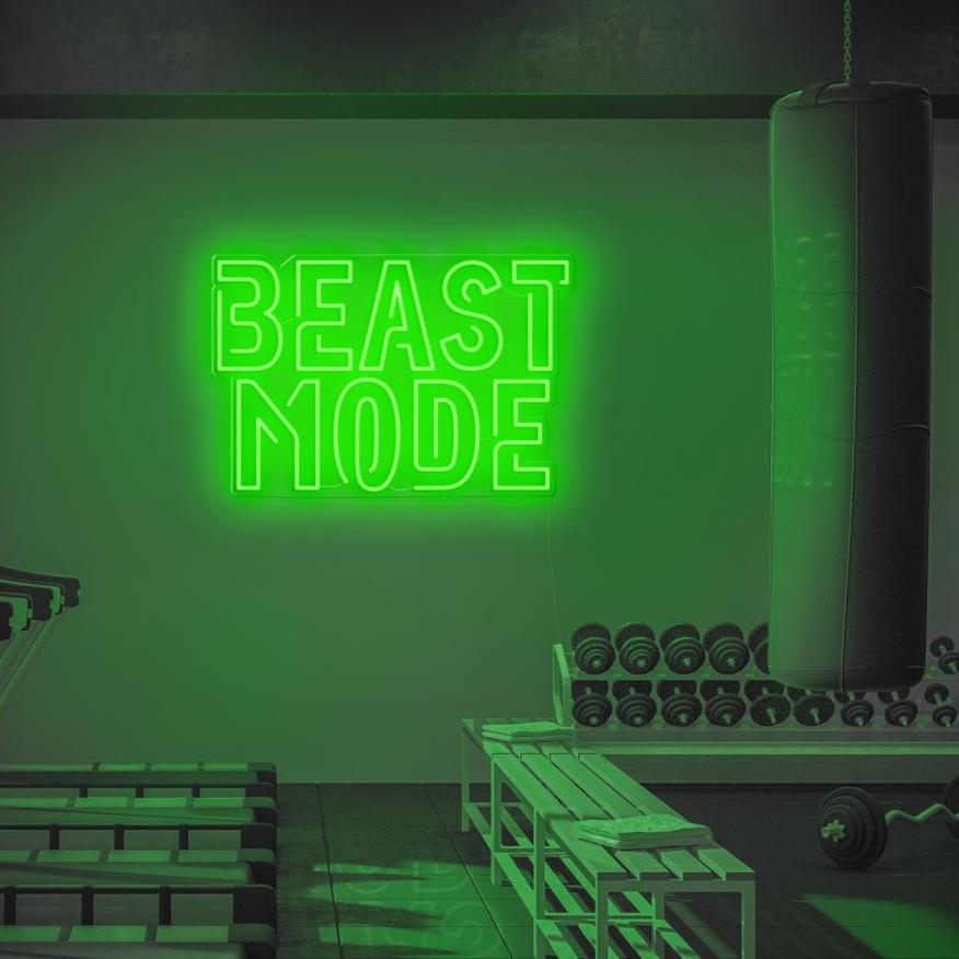 Beast Mode Neon Sign