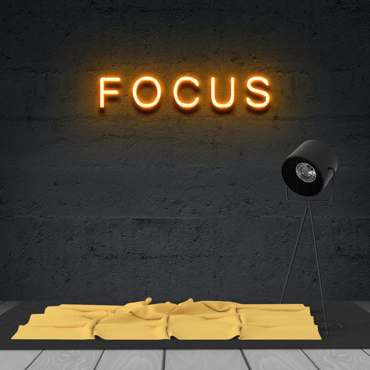 Focus Neon Sign