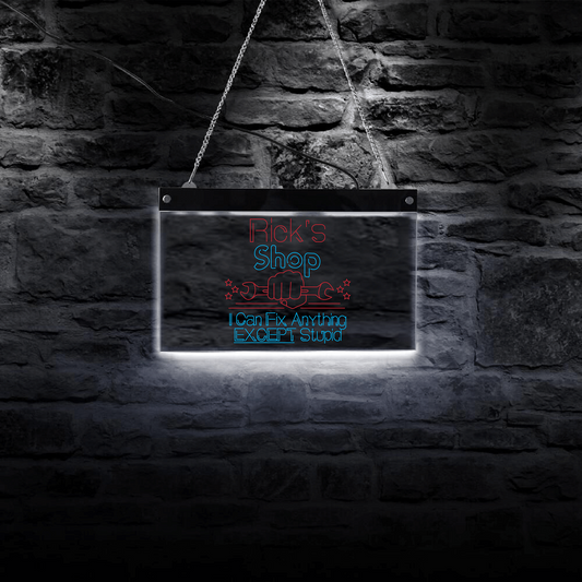 Rick's Shop LED Sign