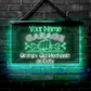 Personalized LED Garage Sign: Grumpy Old Mechanic on Duty