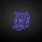 Tiger head neon sign