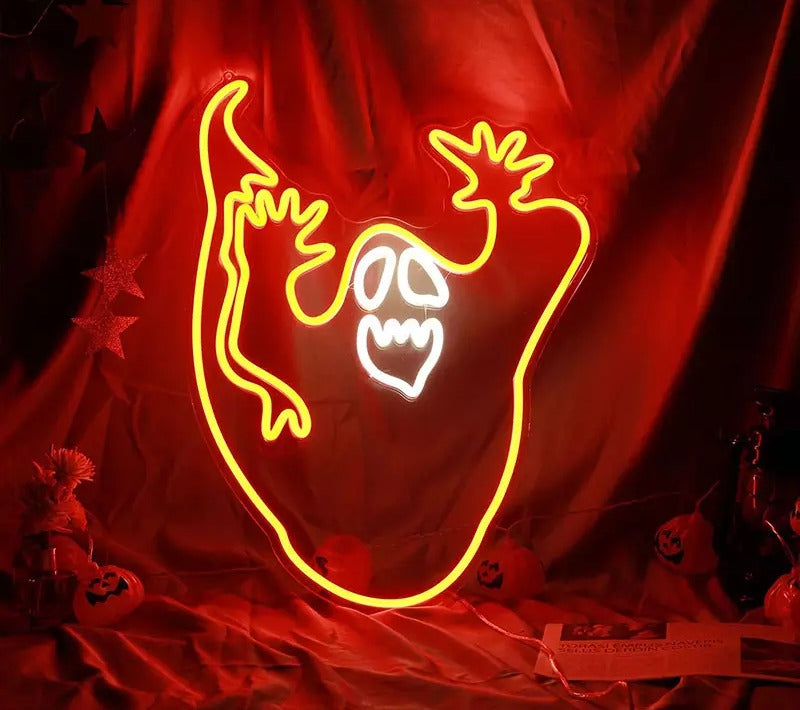 Creepy Ghost Neon