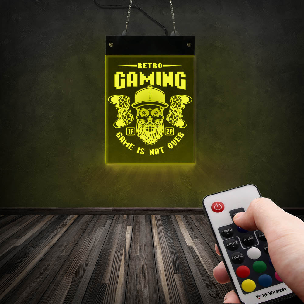 Classic Retro Gaming LED Wall Lighting Sign